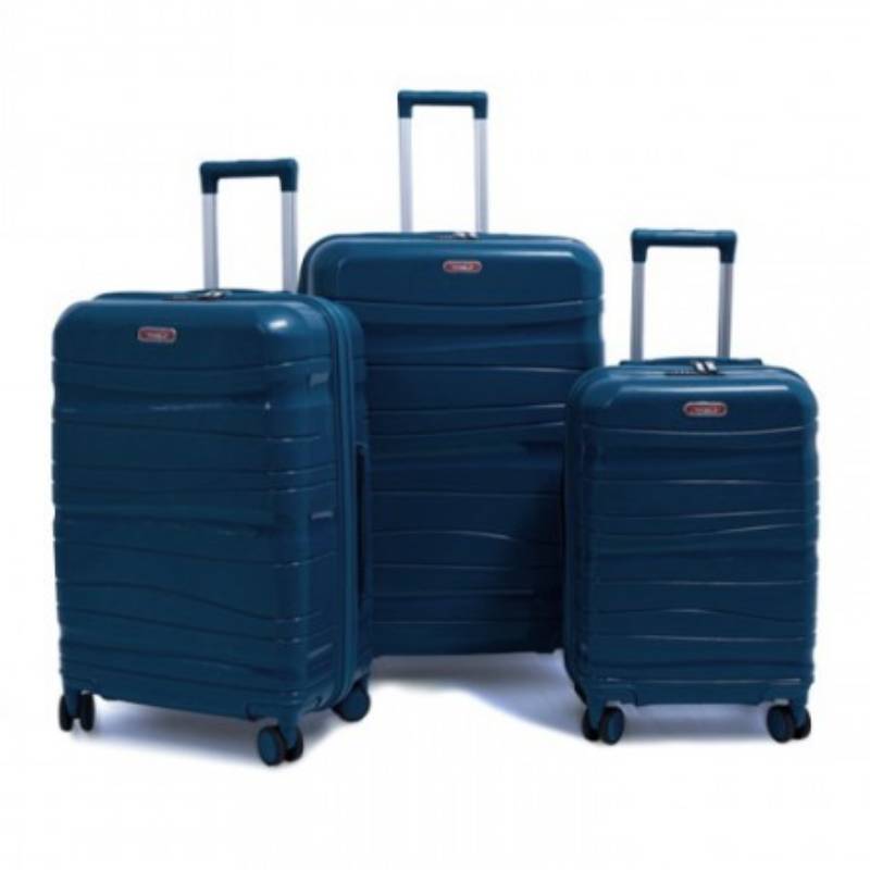 Ensemble de 3 Valises TITOU Polypropylène Avec Roues Démontable - Bleu Turquoise