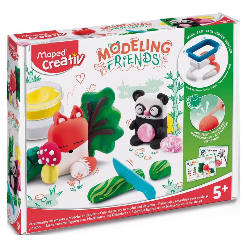 Ensemble de pâte à Modeler MAPED Créative Cute Modeling Friends - Image 2