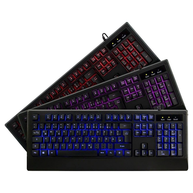 Ensemble Souris et Clavier Filaire Gamer NITROX KC-3001 - Noir - Image 4