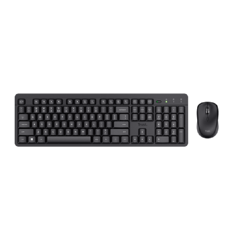 Ensemble Souris et Clavier Sans Fil TRUST Ody II AZERTY Français USB -Noir - Image 4