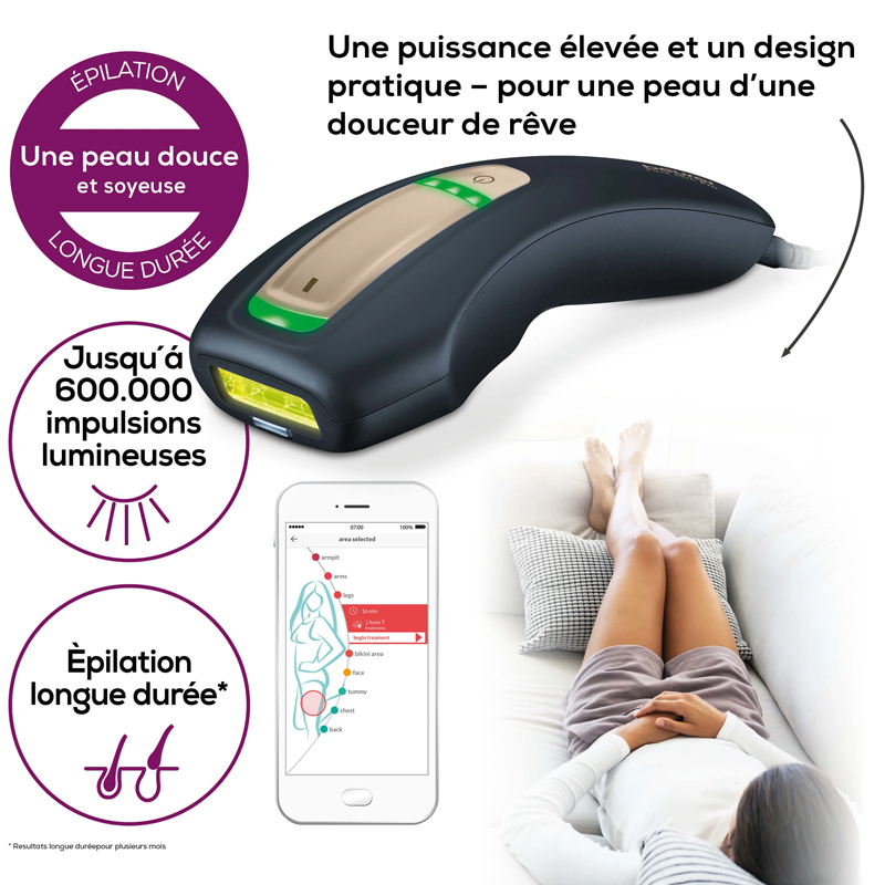 Épilateur BEURER à Lumière Pulsée - Noir (IPL5800) - Image 2