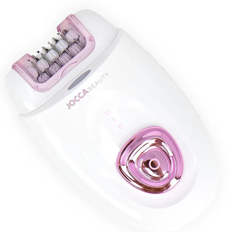 Épilateur Rechargeable 2EN1 JOCCA 2355 - Blanc&Rose - Image 3
