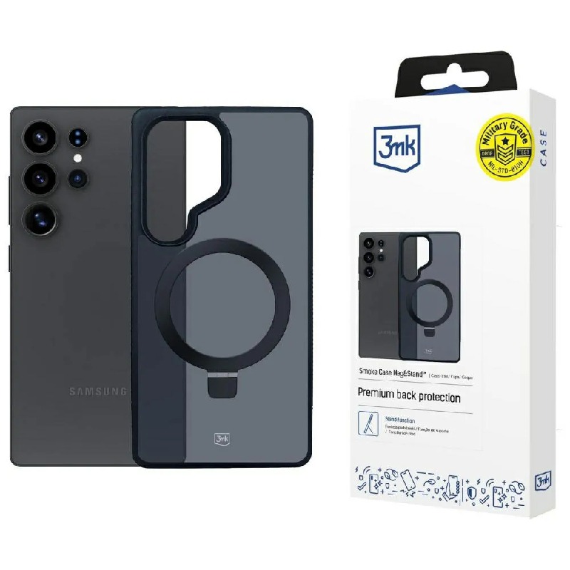 Étui 3MK Fume Avec Aiment Et Support Pour SAMSUNG S25 Ultra
