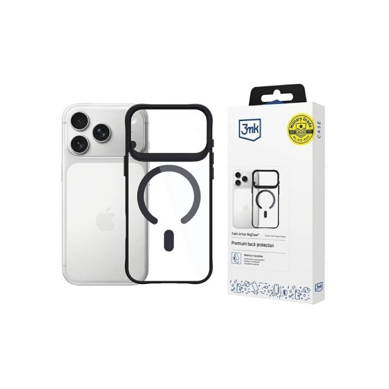 Etui 3MK Satin Armor Avec Magsafe Pour IPHONE 17 PRO MAX