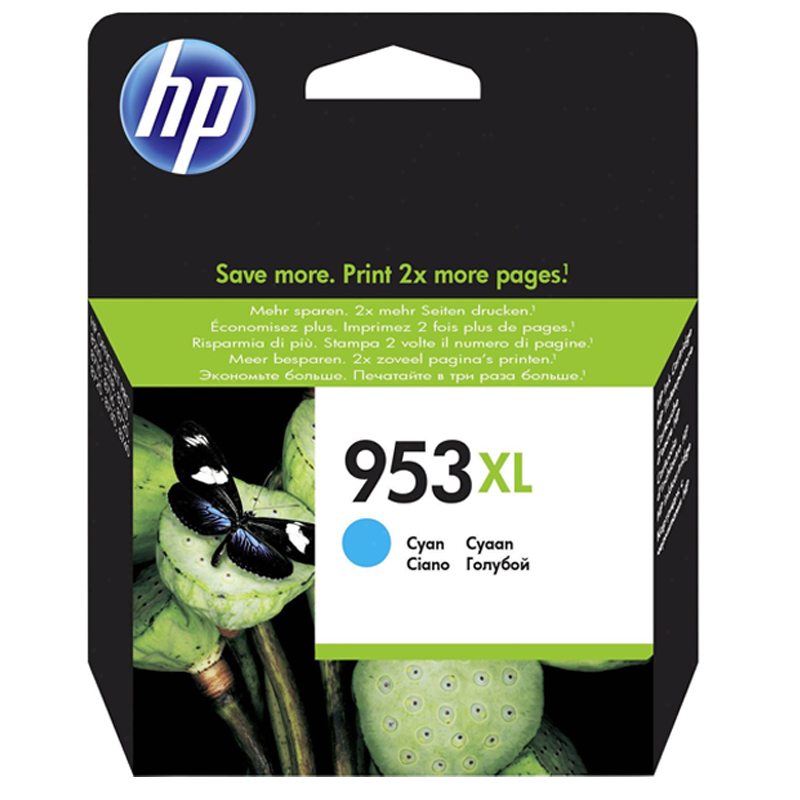 HP 953XL cartouche d'encre Cyan grande capacité conçue par HP