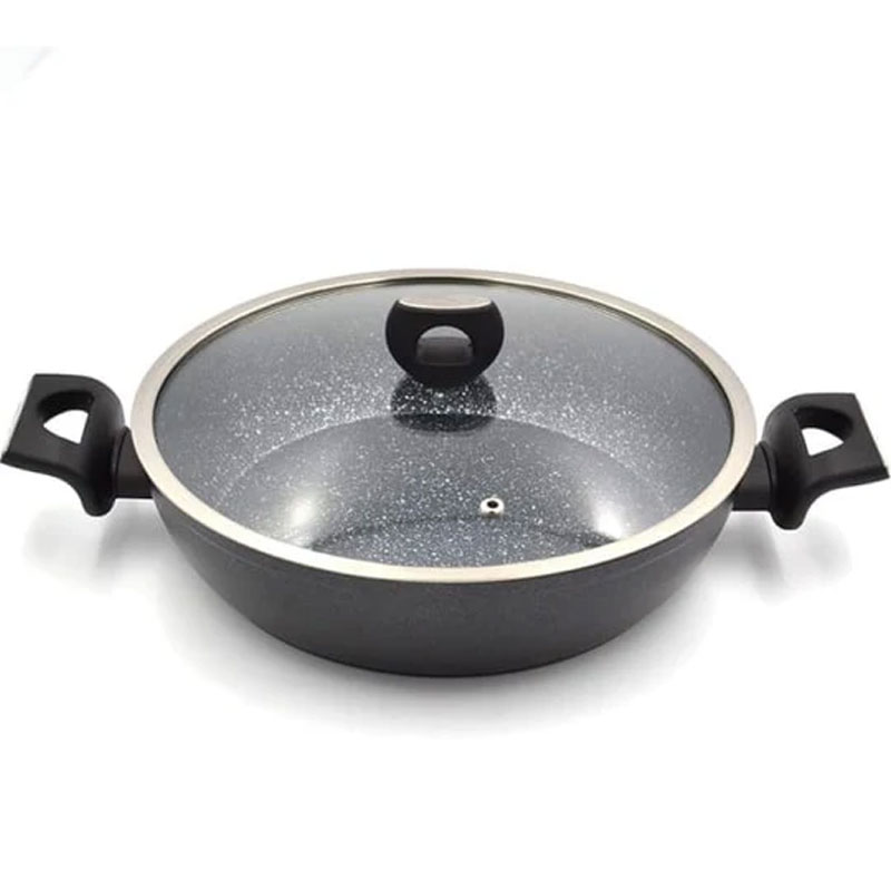 Faitout KORKMAZ A2944 26cm Avec Couvercle - Noir