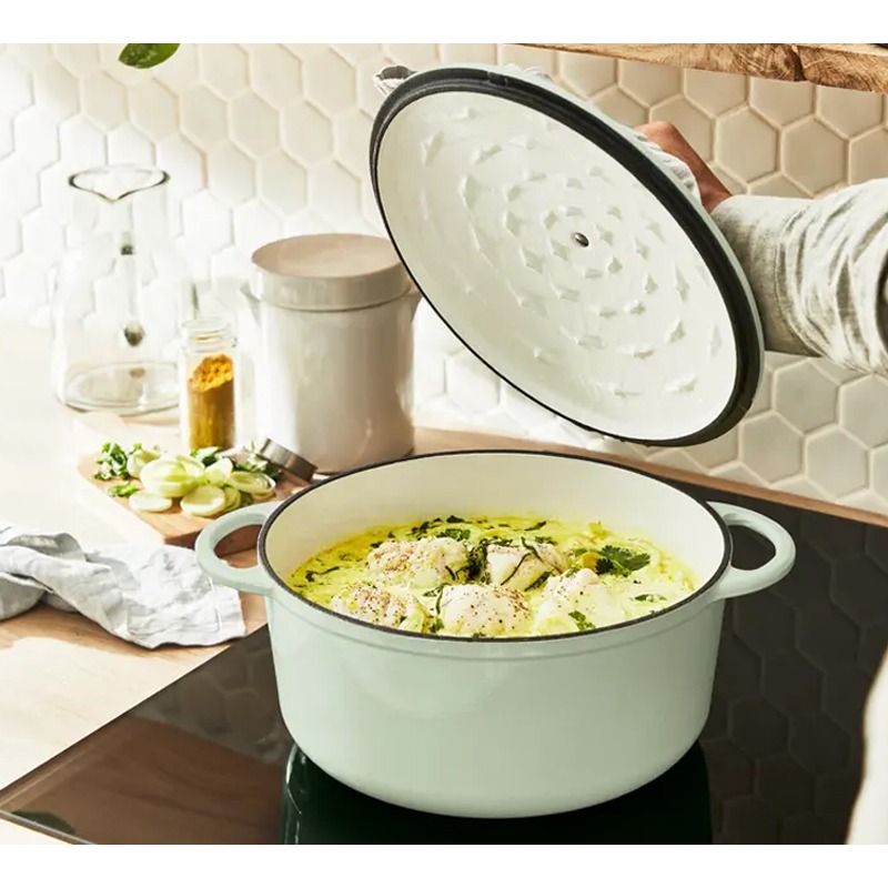 Faitout TEFAL Fonte Lov Avec Couvercle 25cm - Vert Lichen - Image 5