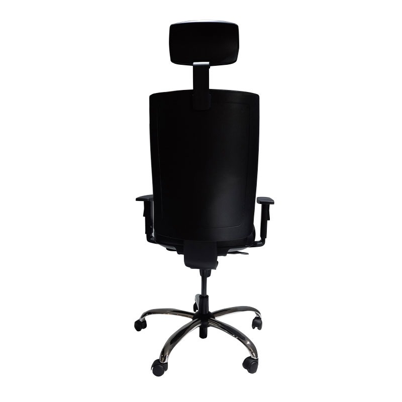 Fauteuil De Direction KIND Avec Accoudoirs Réglable & Repose tête - Noir - Image 3