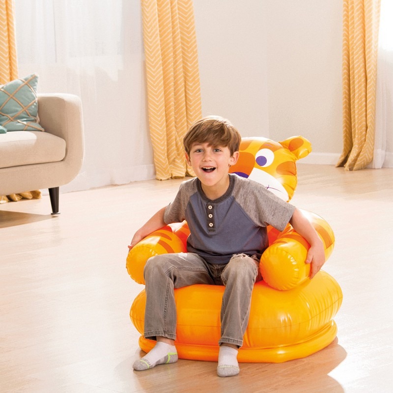 Fauteuil Gonflable INTEX 68556NP Happy Animal - Jaune - Image 4