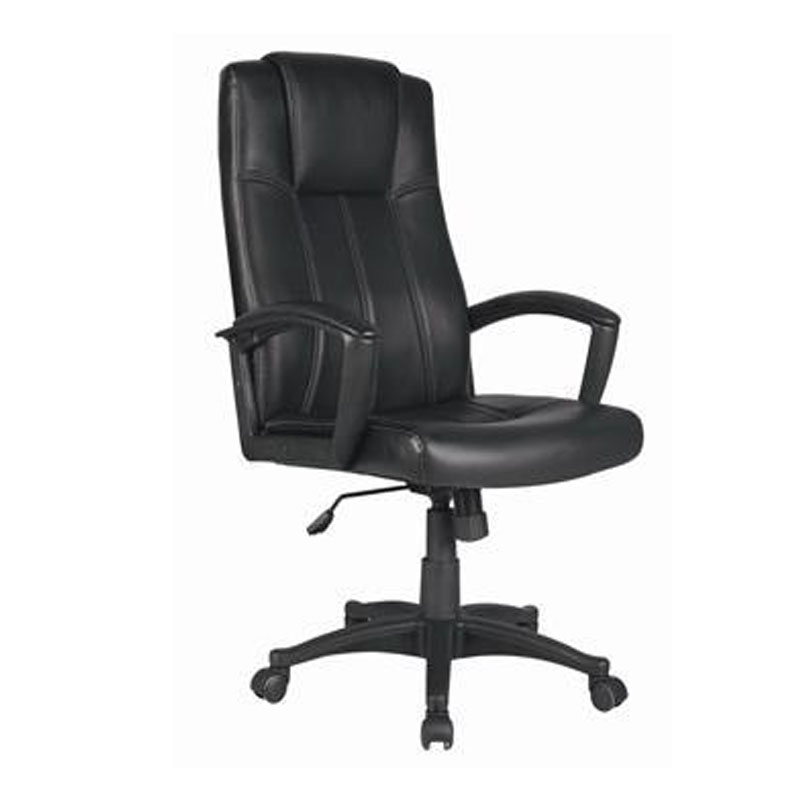 FAUTEUIL AVION DOSSIER HAUT   En Simili Cuir - Noir (GD-0000853)