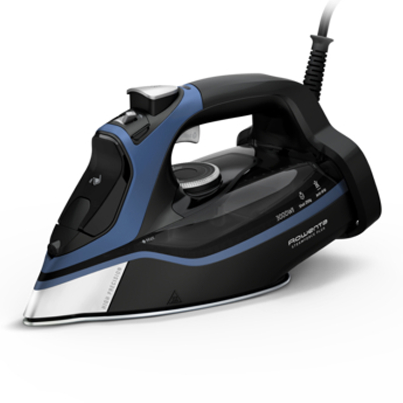 Fer à Repasser Manuel ROWENTA DW9411D1 Steamforce 3000W - Noir&Bleu