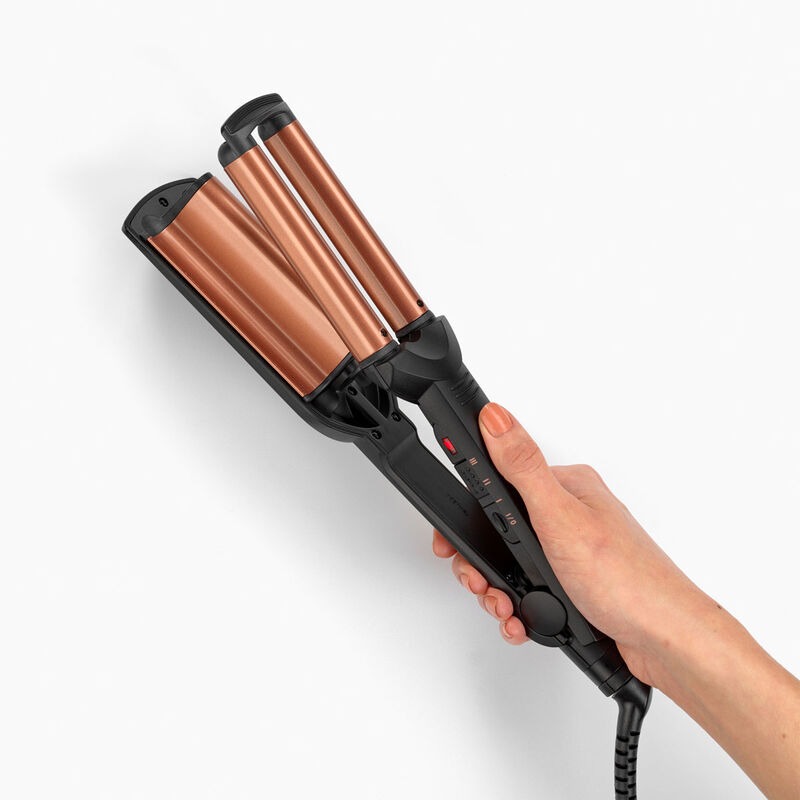Fer à Boucler BABYLISS Deep Waves W2447E - Noir&Rose Gold - Image 3