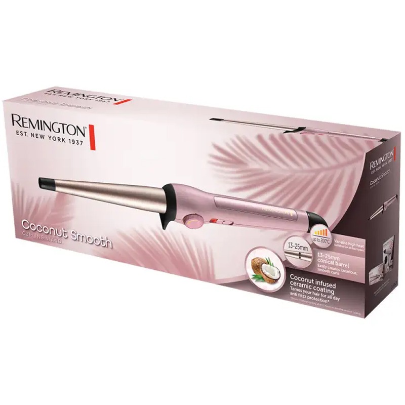 Fer à Boucler REMINGTON Coconut Smooth - Rose - Image 3