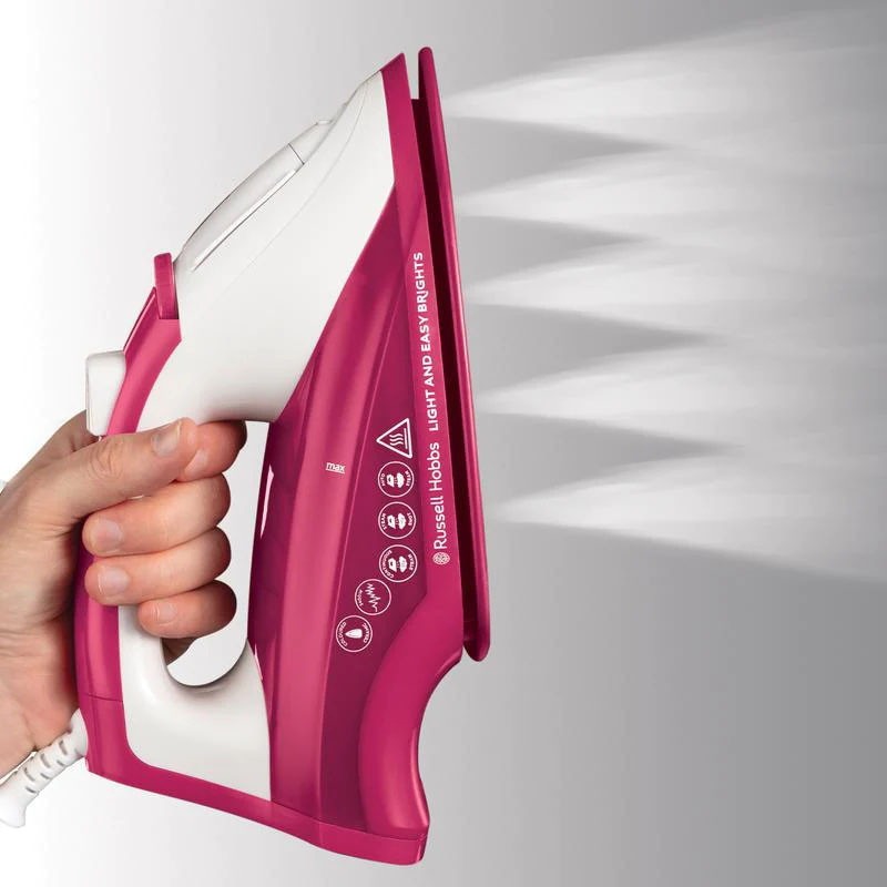 Fer à Repasser RUSSELL HOBBS Light&Easy Brights Berry 2400Watts - Rose - Image 2