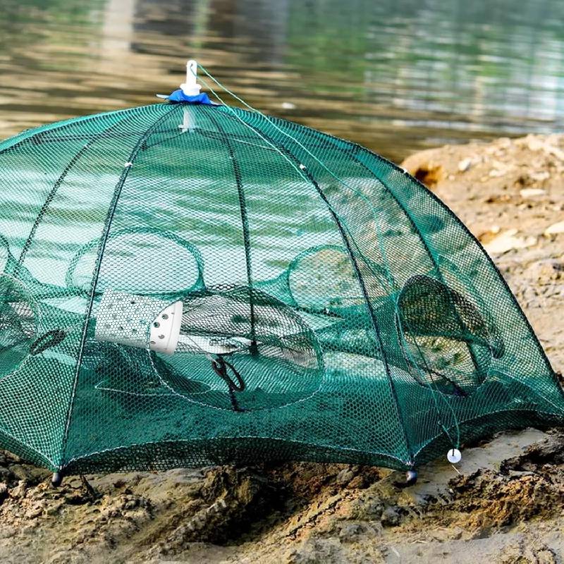 Filet de Pêche DRINA 8 Trous Pliable Automatique - Image 2
