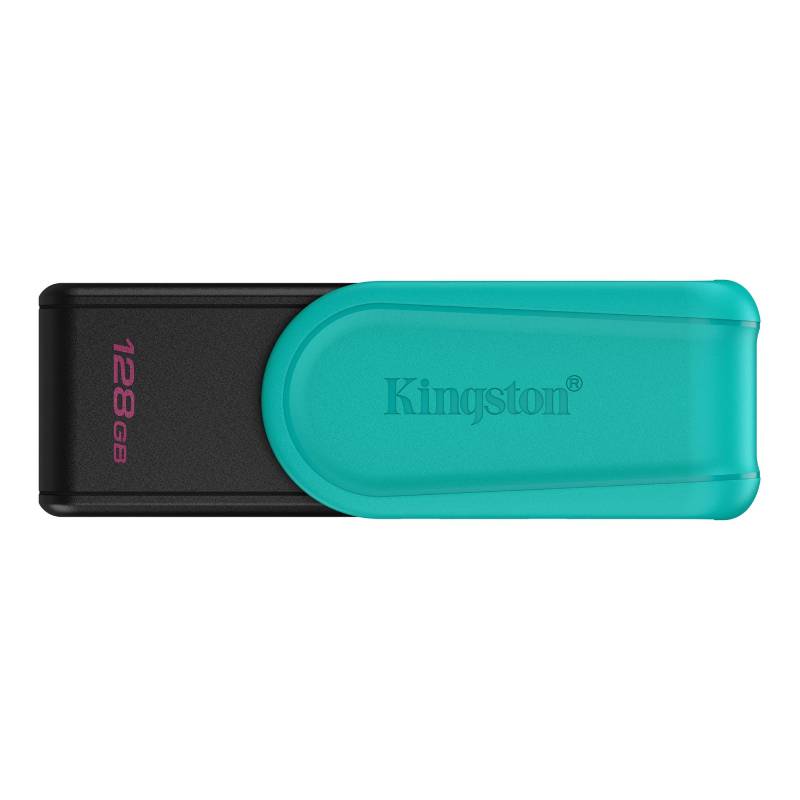 Flash Disk Kingston Data Traveler Exodia S 128Go - Noir et Turquoise