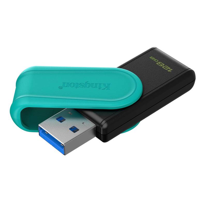 Flash Disk Kingston Data Traveler Exodia S 128Go - Noir et Turquoise - Image 2