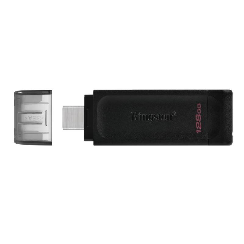 Flash Disk Type-C Kingston Data Traveler 70 128GB - Noir - Image 2