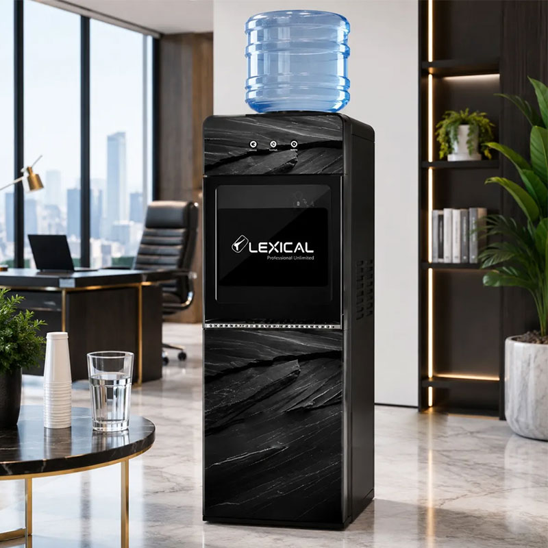 Fontaine D'eau avec Réfrigérateur LEXICAL LWD-6070-2 670W - Noir - Image 2