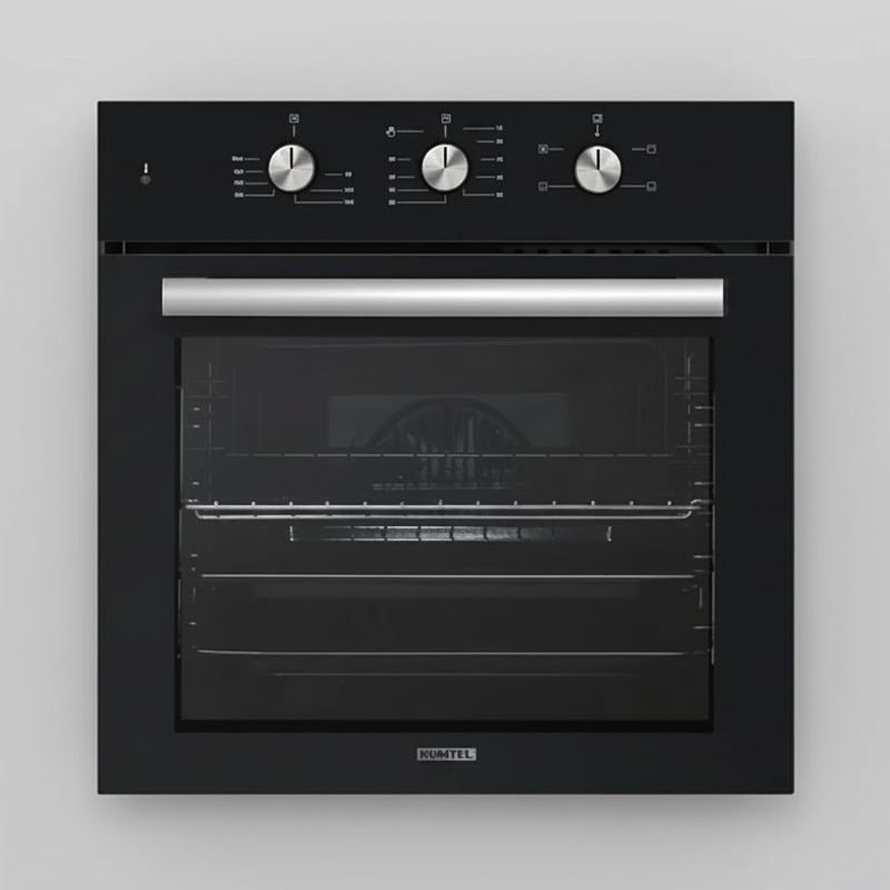 Four Encastrable Électrique KUMTEL B66-SF2BK 60 cm - Noir - Image 2