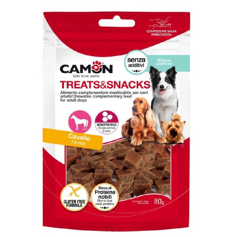 Friandise Cubes de Cheval pour Chiens - 80G