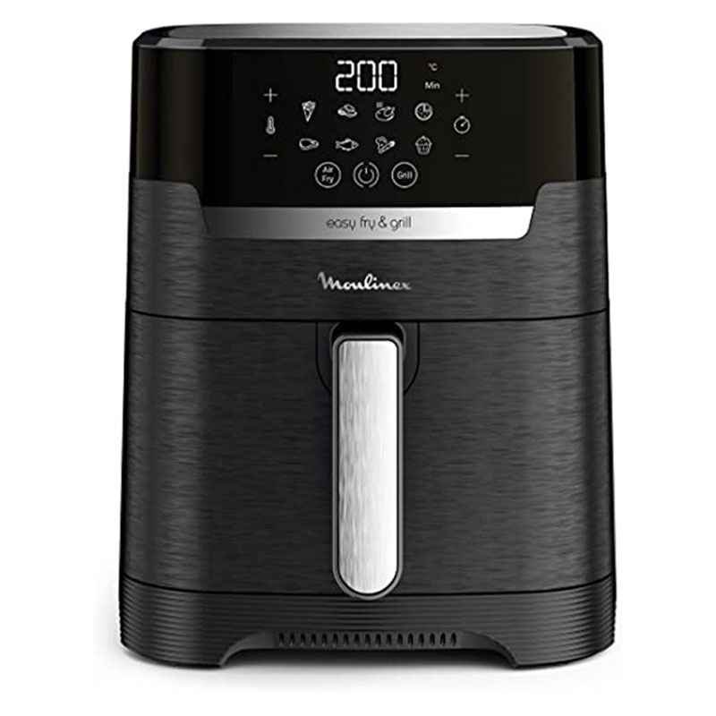 Friteuse Grill Sans Huile 2EN1 MOULINEX EZ505810 4.2 L - Noir - Image 3