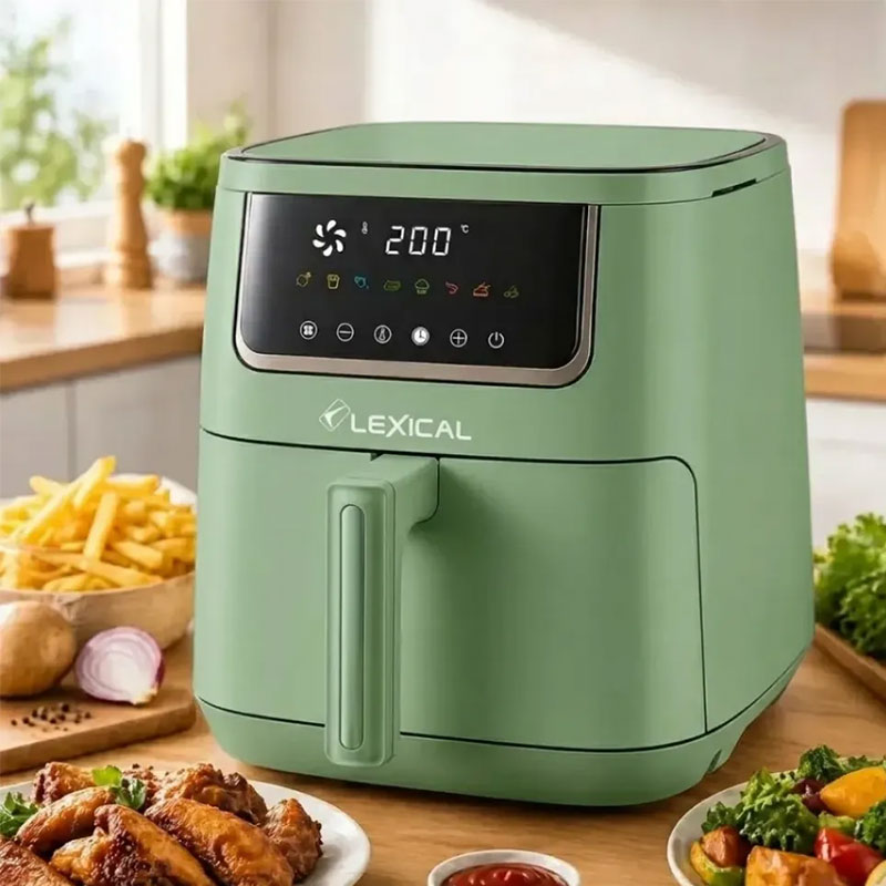 Friteuse Sans Huile LEXICAL LAF-3046-7 1600W - Vert - Image 2