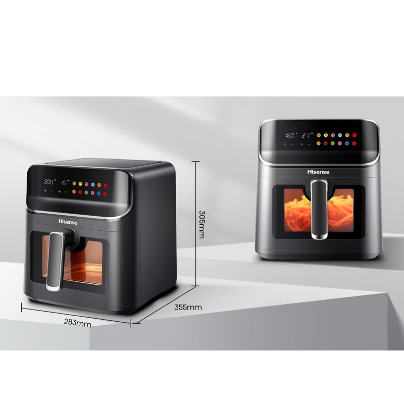 Friteuse Sans Huile HISENSE H06AFBS2S3 6.7L - Noir - Image 3