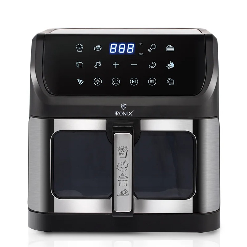Friteuse Sans Huile IRONIX WMN55-6 10L - Noir&Chrome