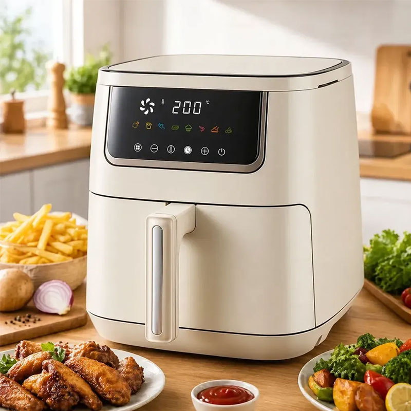 Friteuse Sans Huile LEXICAL LAF-3046-3 1600W - Blanc - Image 2