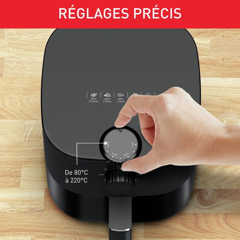 Friteuse Sans Huile MOULINEX EZ130810 3.5L - Noir - Image 4