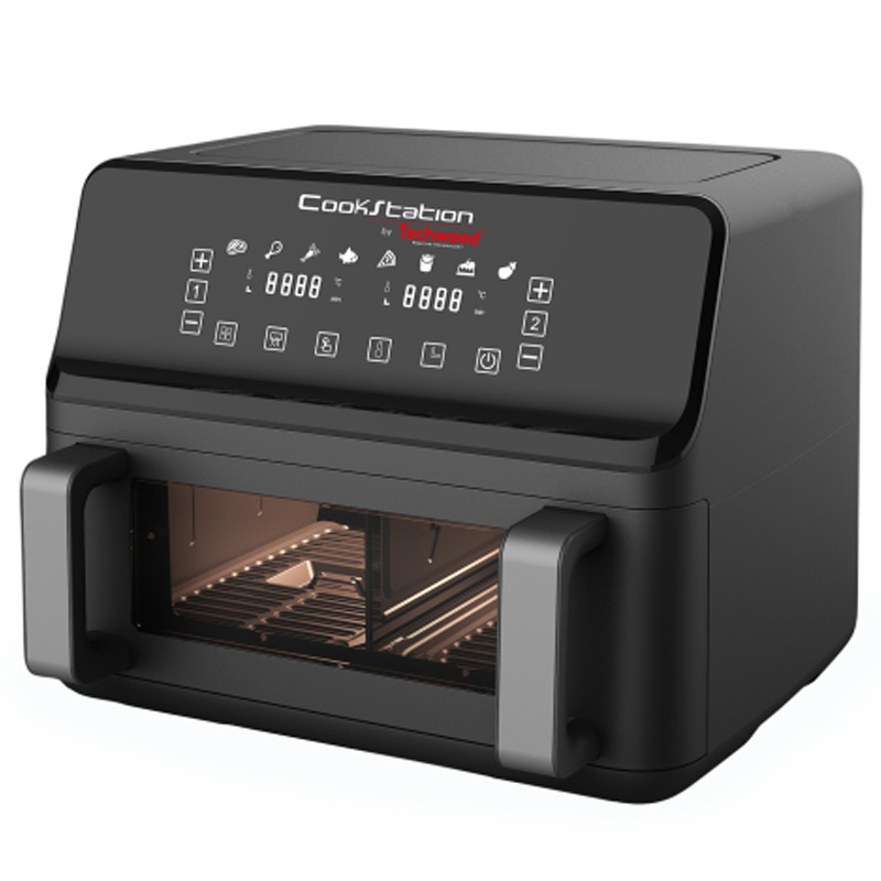 Friteuse Sans Huile TECHWOOD Duo CS-945 9L - Noir - Image 2