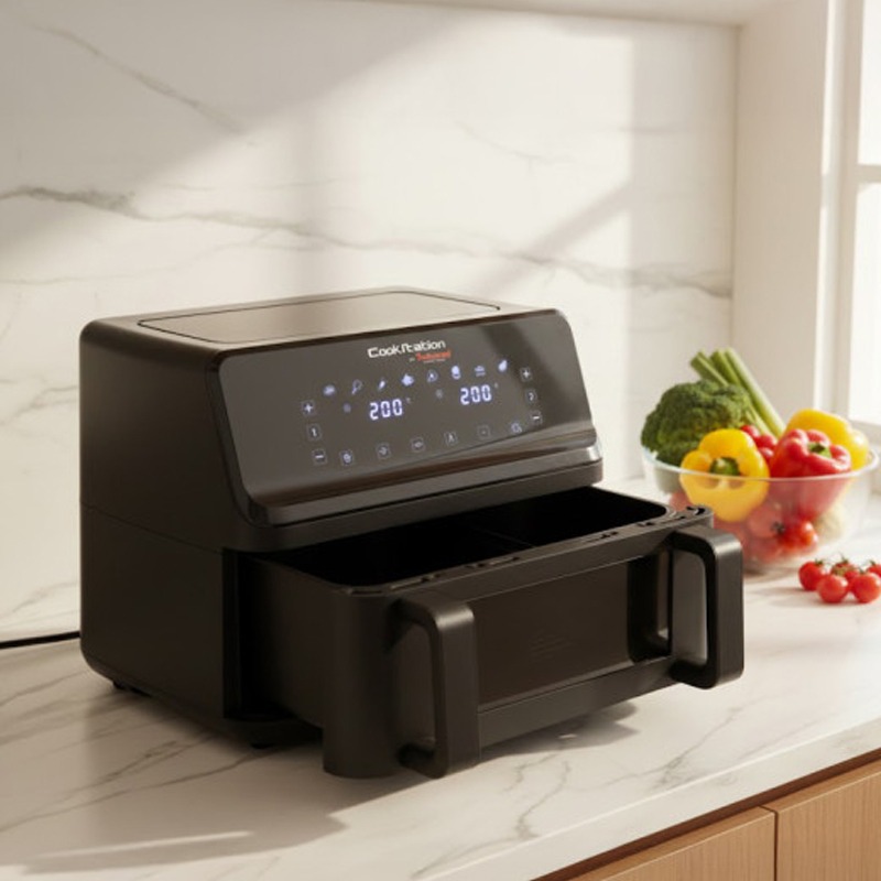 Friteuse Sans Huile TECHWOOD Duo CS-945 9L - Noir - Image 4