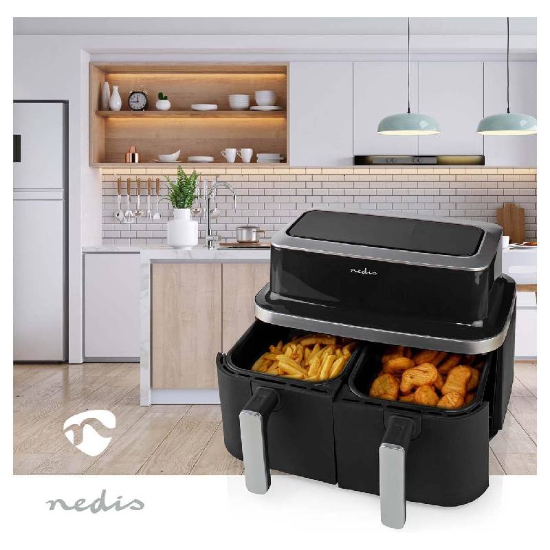 Friteuse Smart Sans Huile NEDIS KAAF320BK 8.4 Litres - Noir - Image 5