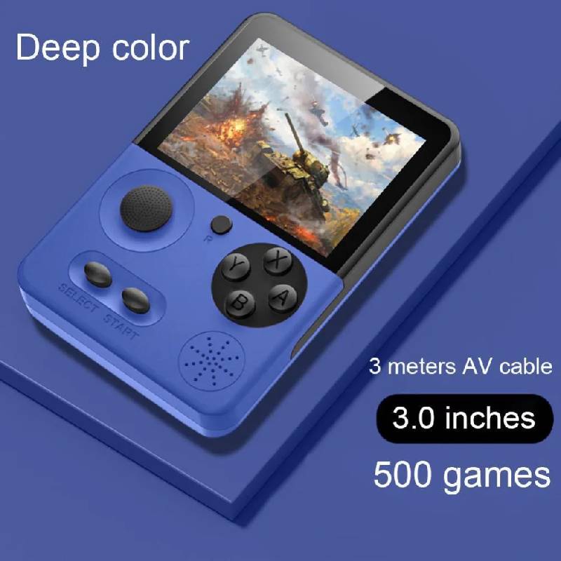 Game Box T3 Avec 500 Jeux Intégrés - Bleu - Image 2