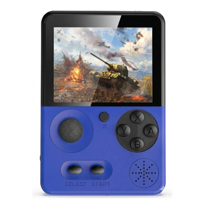 Game Box T3 Avec 500 Jeux Intégrés - Bleu