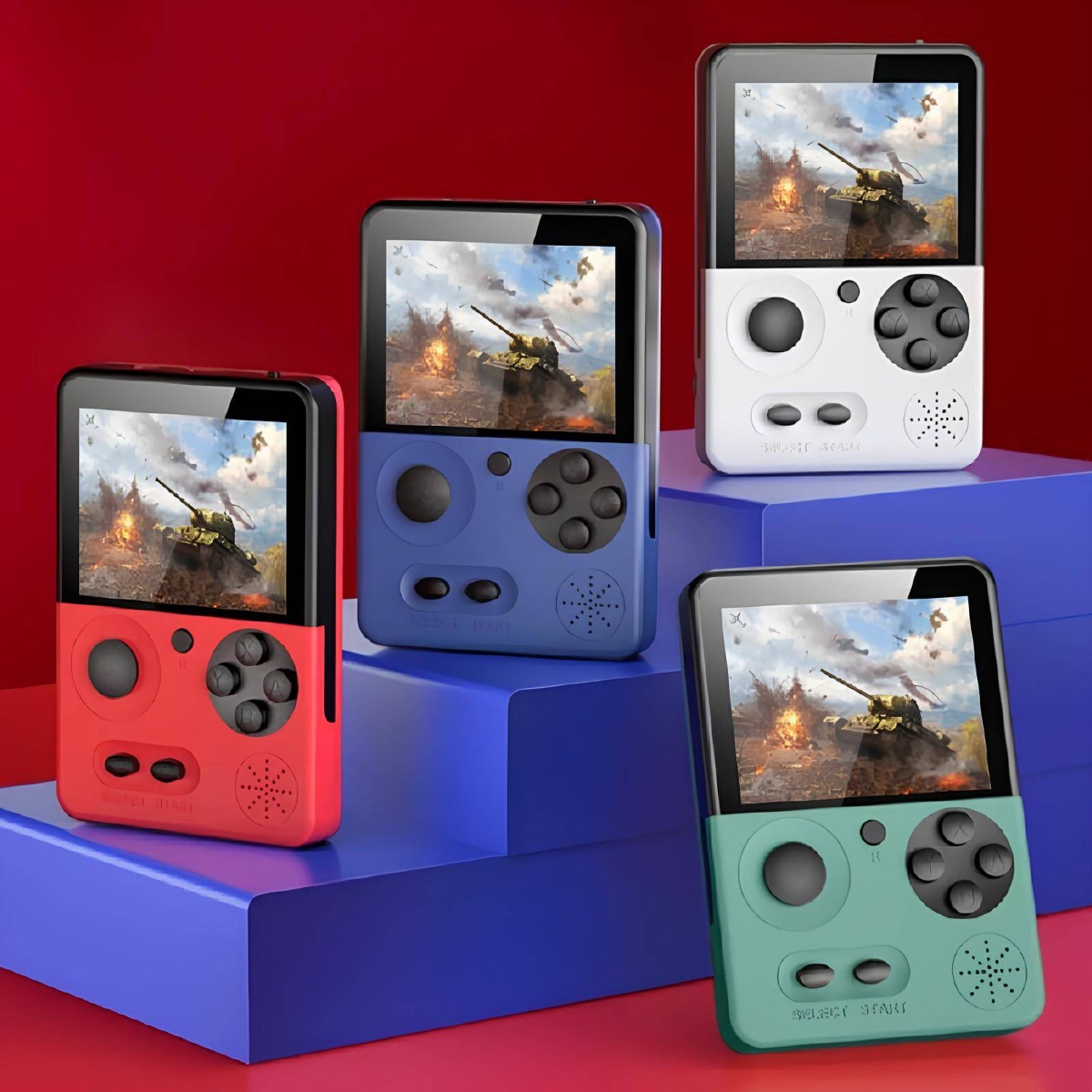 Game Box T3 Avec 500 Jeux Intégrés - Vert - Image 2