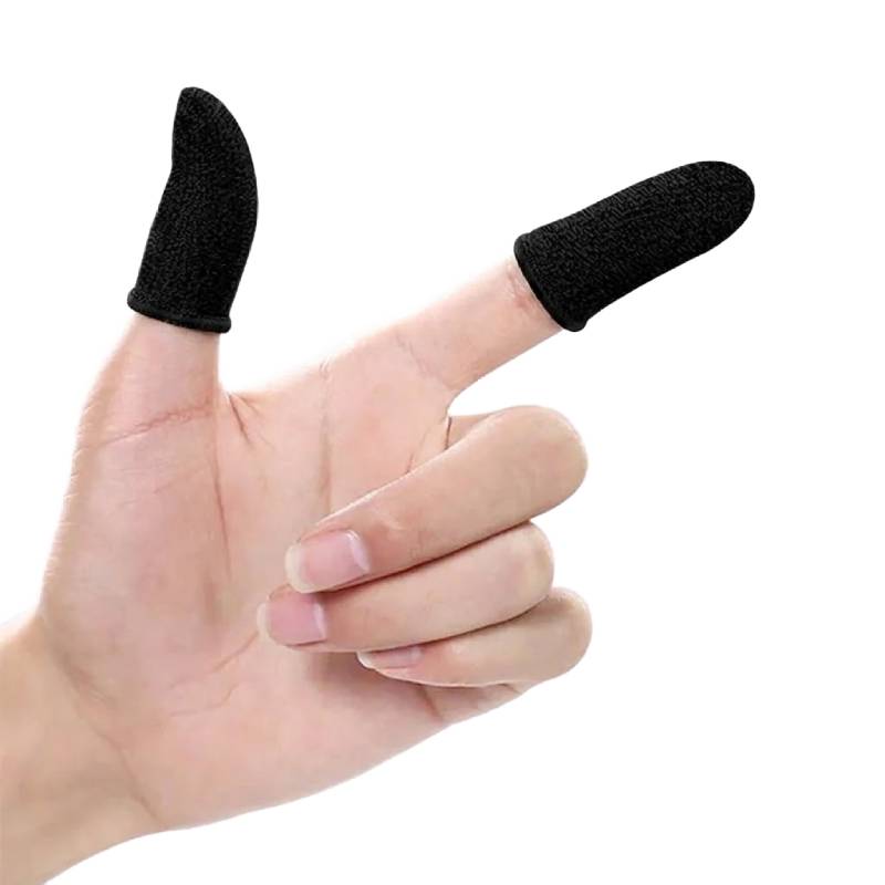 Gaming Finger Sleeve pour Smartphones et Tablettes - Noir