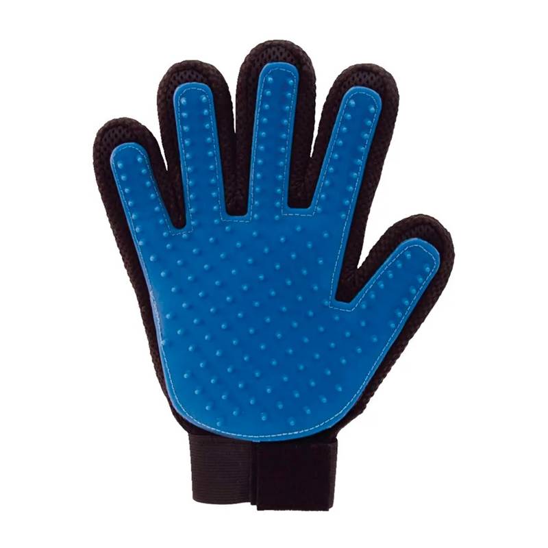 Gant de Toilettage True Touch pour Chats et Chiens - Bleu - Image 2