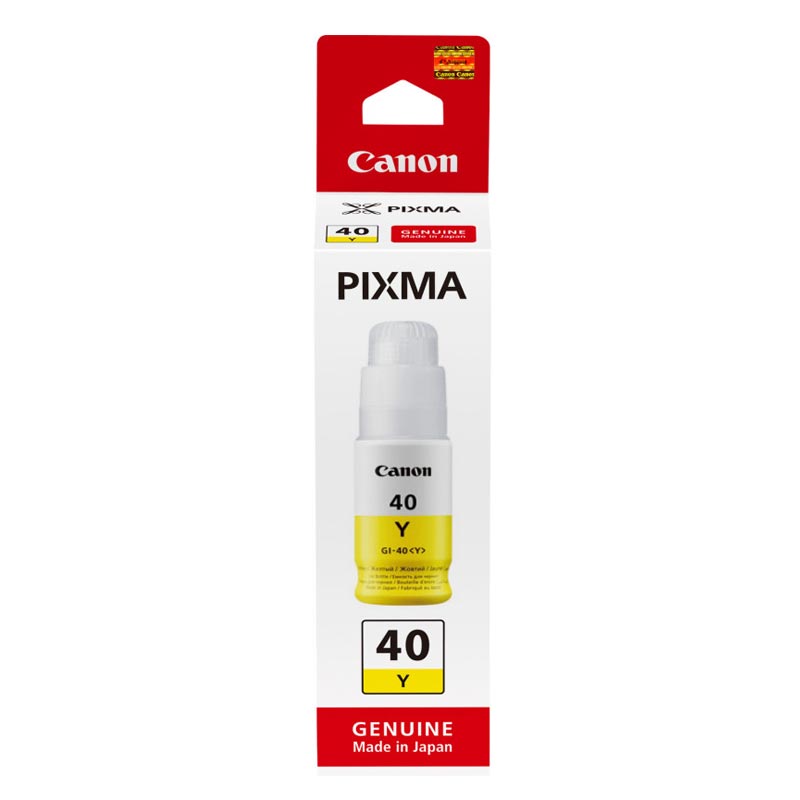 Bouteille D'encre Original CANON GI-40 - Jaune (GI-40Y)