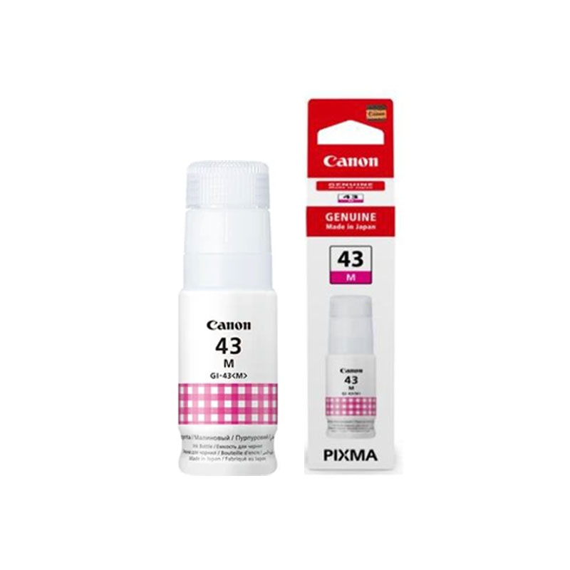 Bouteille d'encre Original Canon GI 43 M - Magenta (GI-43M)