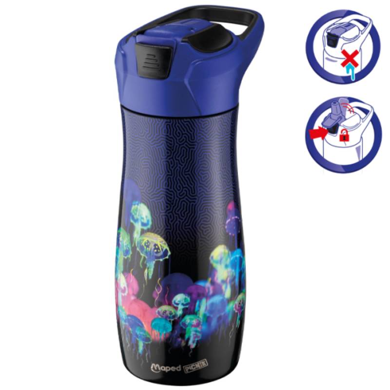 Gourde MAPED Inox Simple Paroi 580 ml - Paradise - Image 4