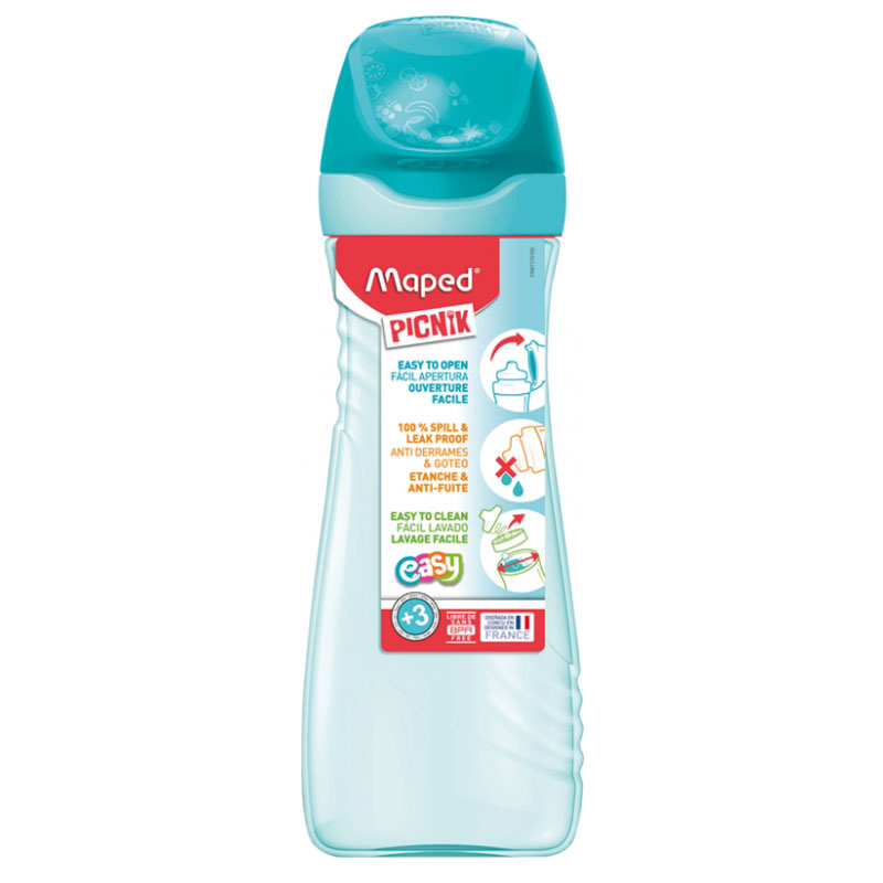 Gourde Maped 580ml - Turquoise (871702), Photo boutique MyTek chez MyTek