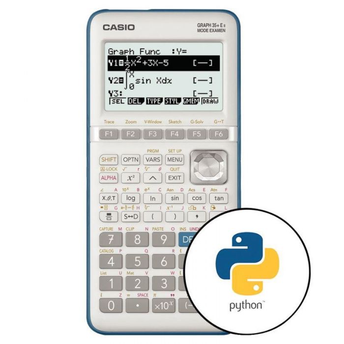 Calculatrice Graphique CASIO Graph 35+E II Version 2 10 + 2 chiffres - Gris - Image 2