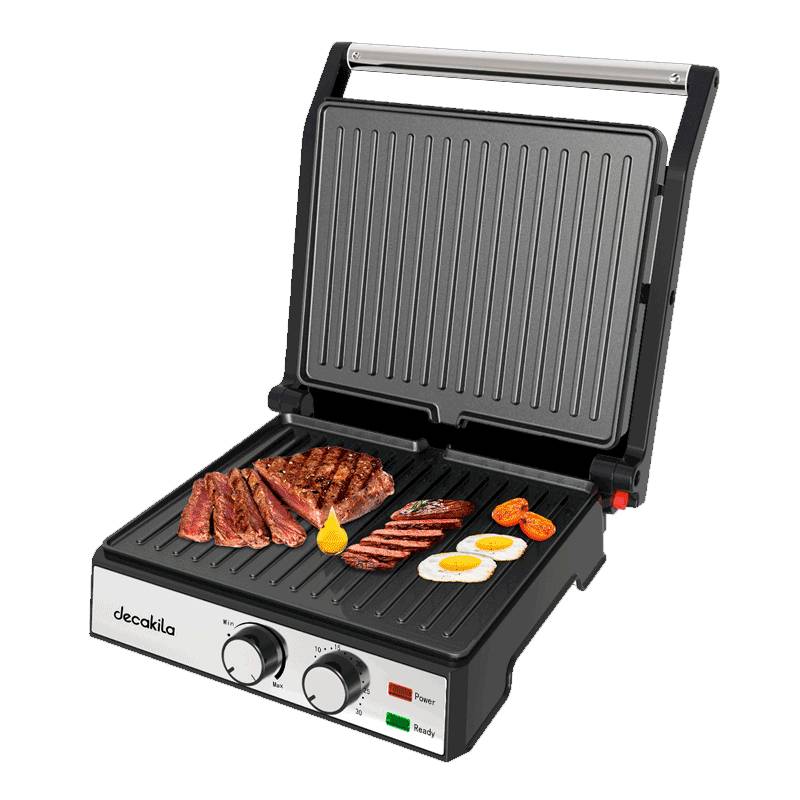 Gril à Viande DECAKILA KEEC079M 2000W - Chrome