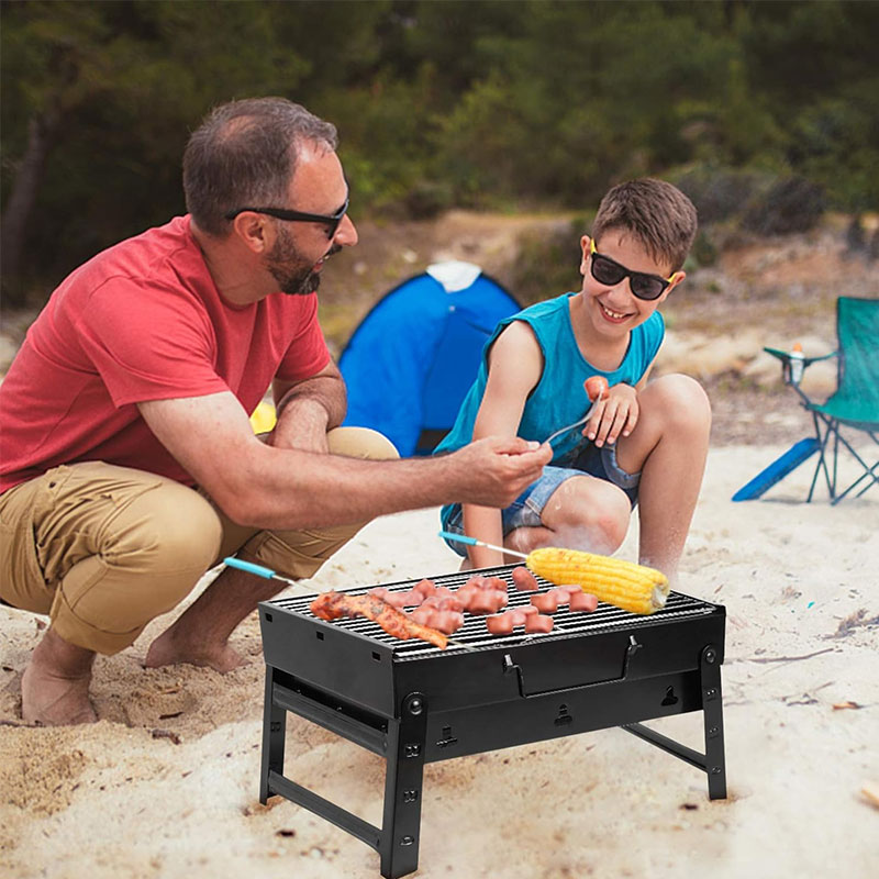 Barbecue Charbon Portable BBQ TL-353 - Noir - Image 4