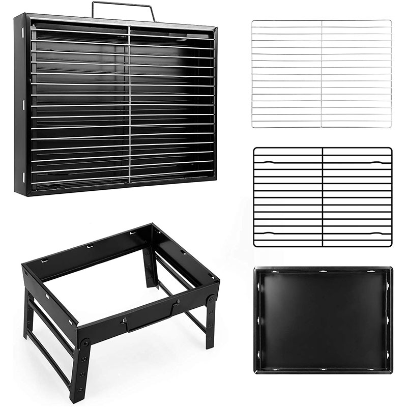 Barbecue Charbon Portable BBQ TL-353 - Noir - Image 2