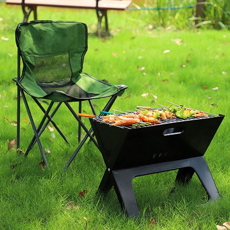 Barbecue Charbon Portable BBQ X-TYPE - Noir - Image 4