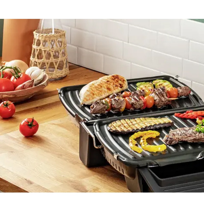 Grill Électrique TEFAL Ultracompact 600 Comfort 2000W - Noir - Image 3