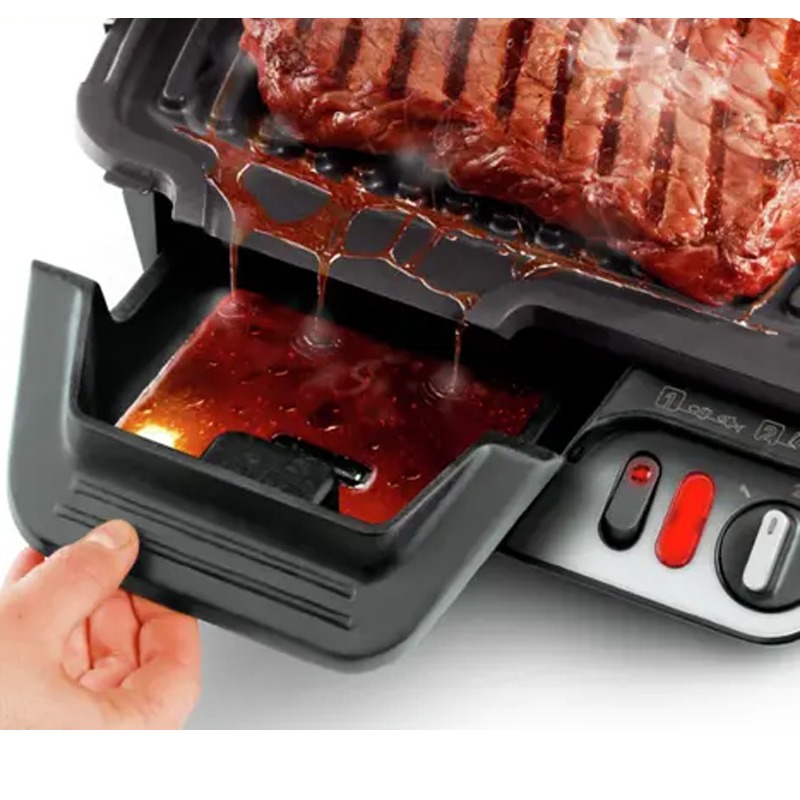Grill Électrique TEFAL Ultracompact 600 Comfort 2000W - Noir - Image 4